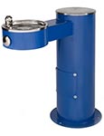ADA compliant colorful pedestal fountain