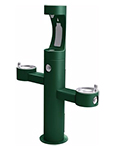Three level bottle filling station