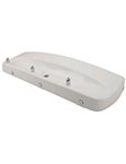 ADA compliant three-bowl drinking fountain