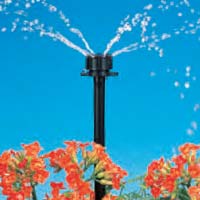 Staked bubbler emitter