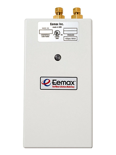 Eemax Tankless Instant Electric Water Heaters Eemax Single Point On Demand Water Heater