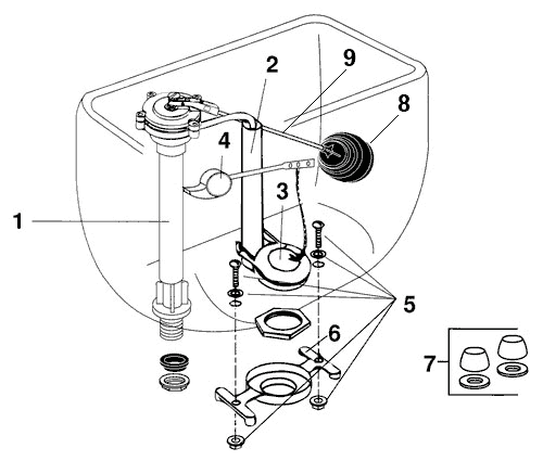 Eljer toilet repair parts