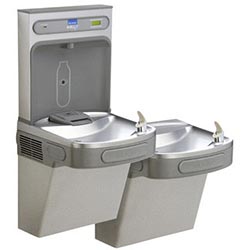 elkay ezh2o station plus bi-level water cooler combination kit