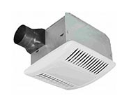 Bathroom ceiling fan with light