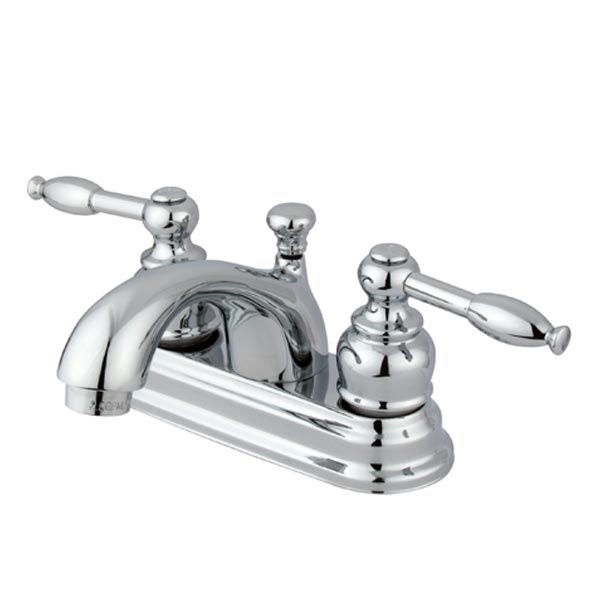 EOD chrome two handle bathroom faucet