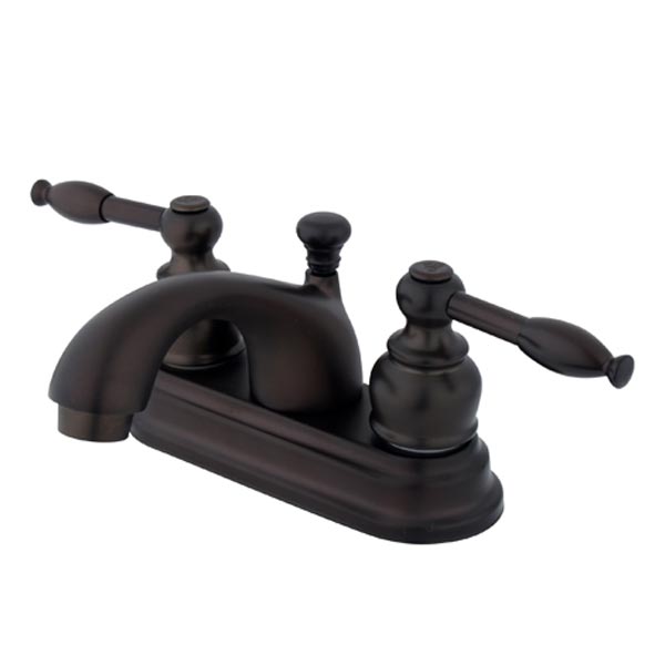 EOD oil rubbed bronze two handle bathroom faucet