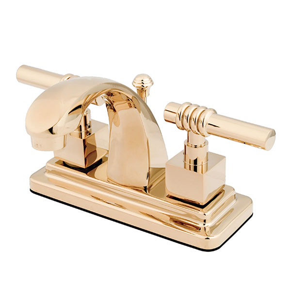 EOD Miami polished brass two handle bathroom faucet