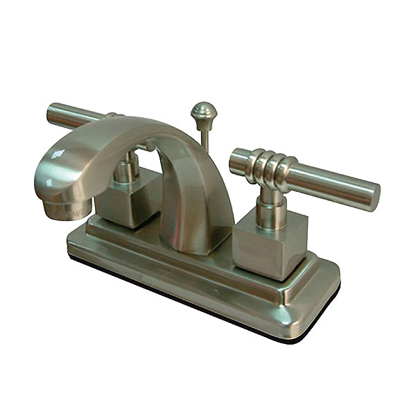 EOD Miami satin nickel two handle bathroom faucet