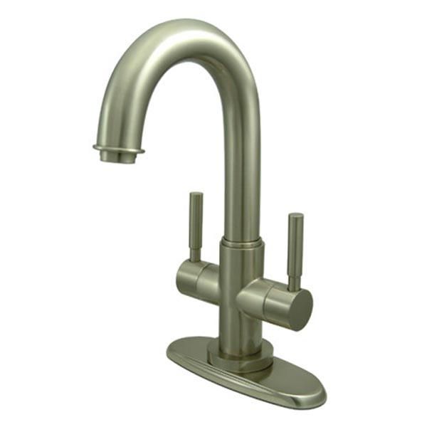 Satin Nickel concord handle bathroom faucet