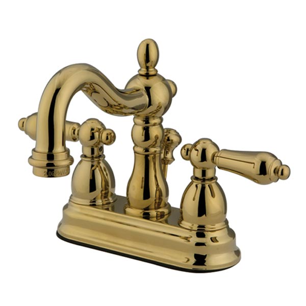 EOD New Orleans polished brass two handle bathroom faucet