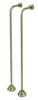 Example of satin nickel rigid supply lines