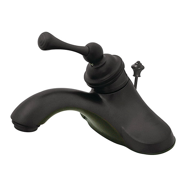 Jaclo oil rubbed bronze single handle bathroom faucet