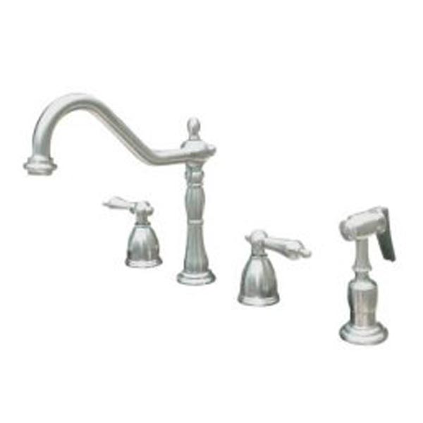 Eod Widespread Kitchen Faucet Eb1798 Satin Nickel 