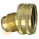 image of 3/4 inch female hose thread (fht) x flare fitting image of 3/4 inch female hose thread (fht) x flare fitting
