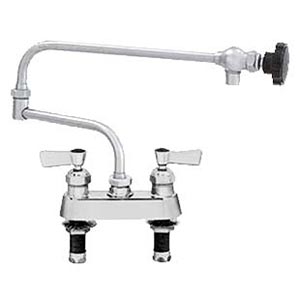 Fisher 4 inch CC deck mount pot filler