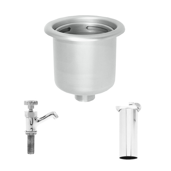 Complete Dipperwell System Includes Dipperwell Faucet Sink Tailpiece