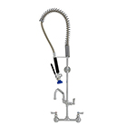 8" Centered Backsplash Mount Faucet