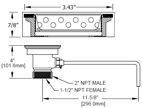 Waste Valves And Accessories For Commercial Kitchen And