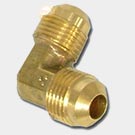 Brass flare elbow