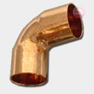 Copper 90° elbow