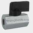 mini ball valve chrome plated brass