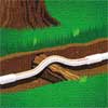 flexible landscape coupling used for tree roots