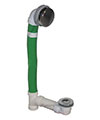 ADA compliant flexible tub drain