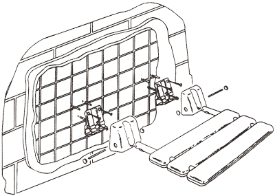 folding shower seat - mounting (masonry, brick or block wall) installation
