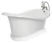 Viviana pedestal style slipper tub