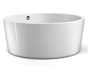 Small round Wilshire freestanding tub