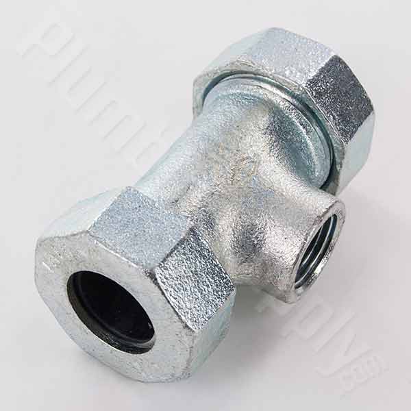 Galvanized compression fittings aka dresser fittings, compression tee ...