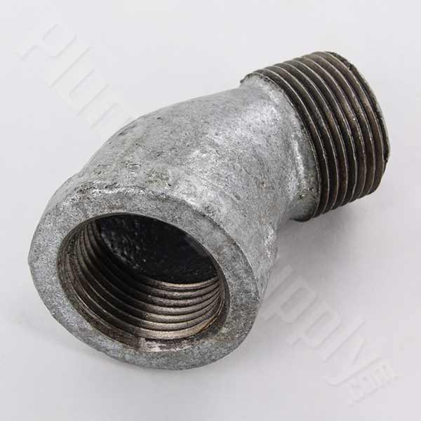 Galvanized 45° Street Elbow