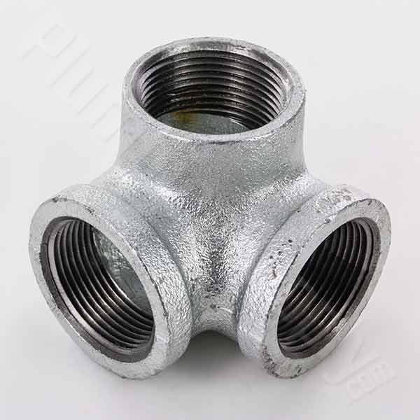 Galvanized Side Outlet 90°