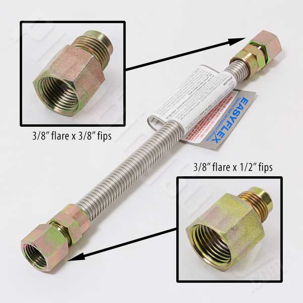 Pro Flex Gas Line Sizing Chart