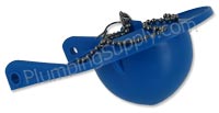 Gerber toilet blue rubber flapper