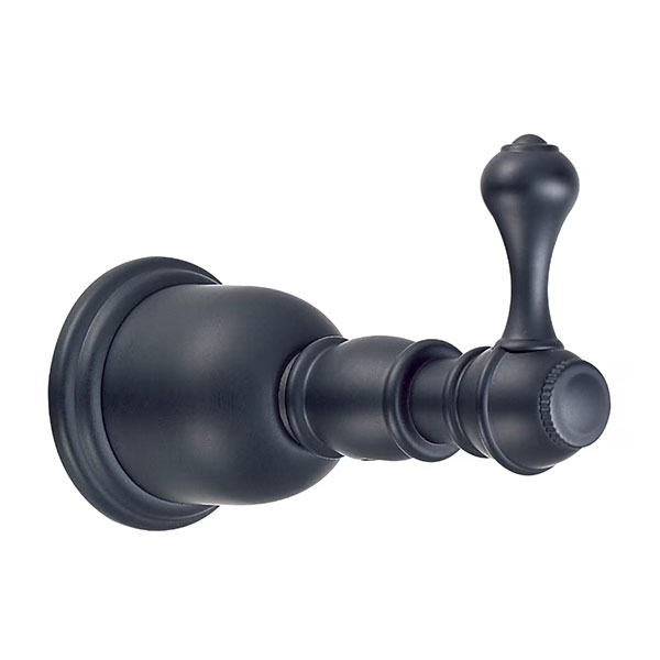 Robe hook in satin nickel