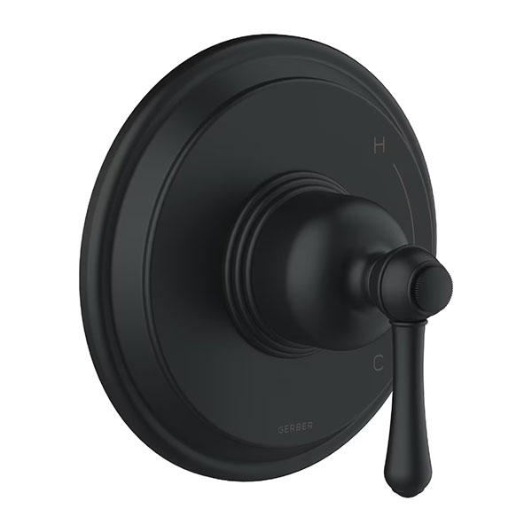 Opulence Pressure Balance Shower Valve - Satin Black