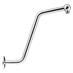 Gerber S-Shaped shower arm, shown in Chrome