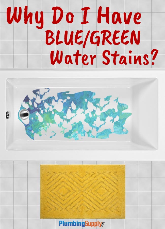 Have you ever had blue or green staining on fixtures? It happens! But why? And what can you do about it?
