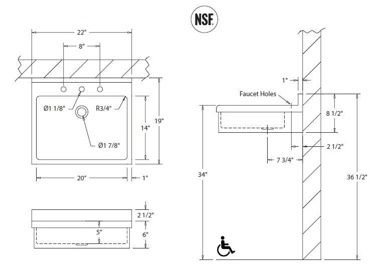 Griffin Top Quality Stainless Steel Hand Wash Sinks