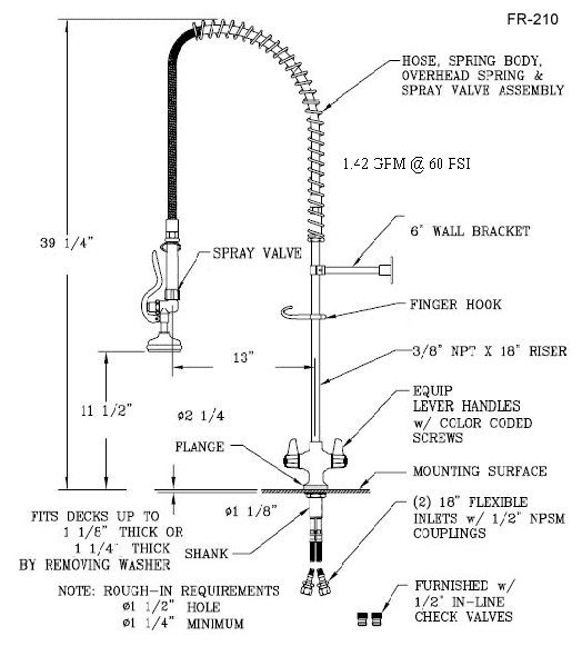 Commercial Grade Kitchen Restaurant Faucets And Accessories