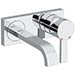 Wall mount vessel faucet