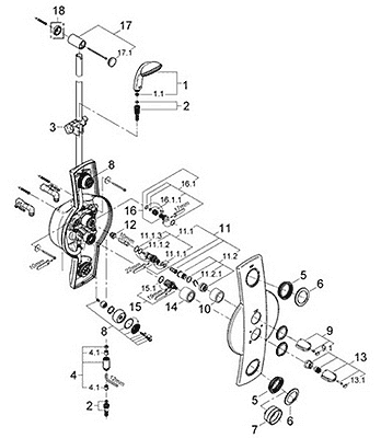 Aquatower 1000 replacement parts diagram