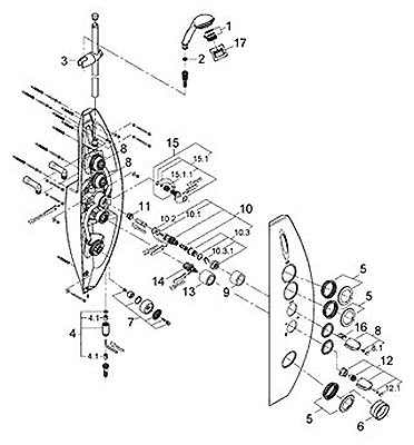 Aquatower 2000 parts diagram
