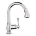 Single lever faucet with spray