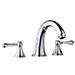 Roman tub filler with lever handles