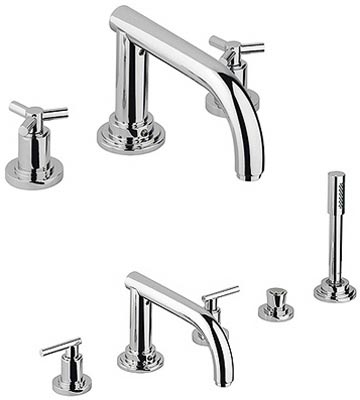 Atrio series Roman tub filler
