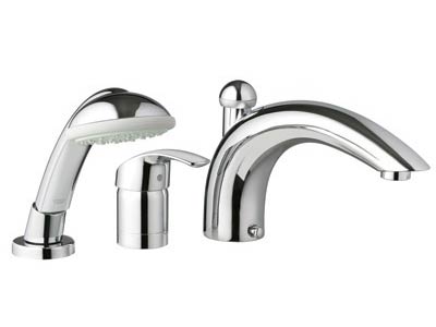 Eurosmart Roman tub filler and handshower