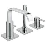 Roman tub filler with handshower