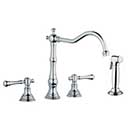 Bridgeford kitchen faucet with spray